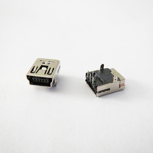 سوکت مادگی MINI USB DIP افقی