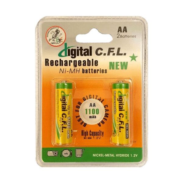 باتری قلمی CFL قابل شارژ 1100mAh