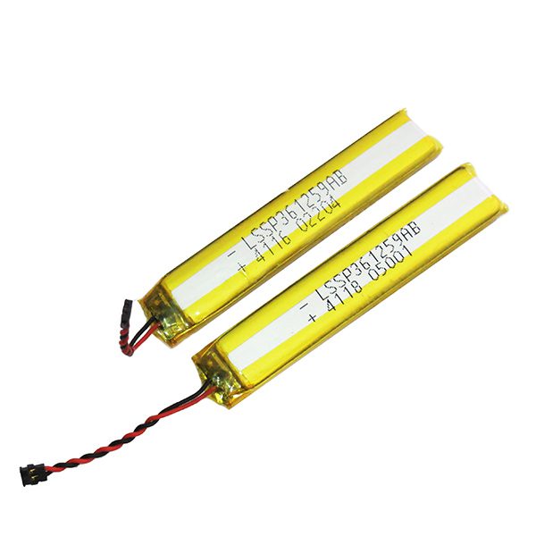 باتری شارژی لیتیوم 3.7 ولت 250mah